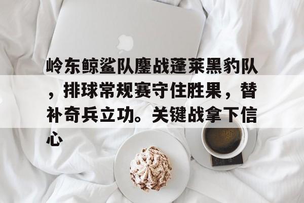 爱游戏注册-岭东鲸鲨队鏖战蓬莱黑豹队，排球常规赛守住胜果，替补奇兵立功。关键战拿下信心的简单介绍